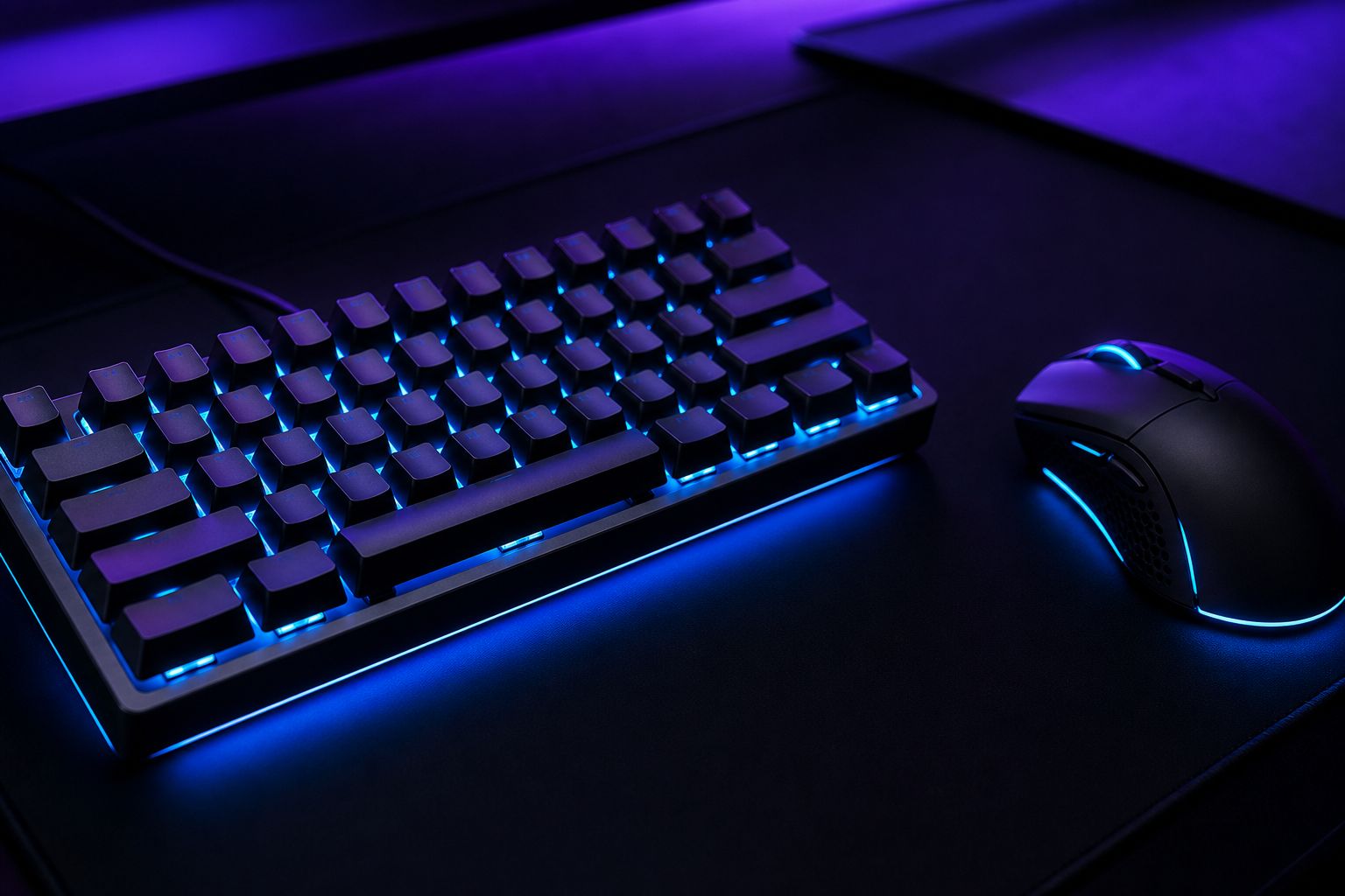 Mechanical keyboard and gaming mouse